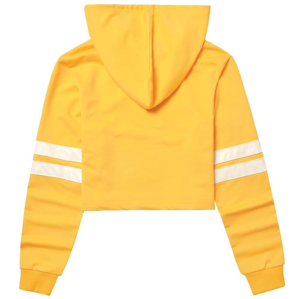 Perfashion Women Sweatshirt Crop Top Hoodie Long Sleeve
